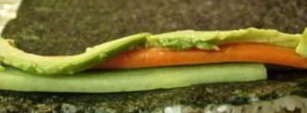 роллы овощные. Шаг 7