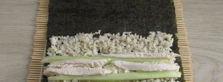 роллы с бурым рисом. Шаг 8