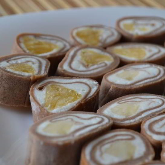 Рецепт роллов с фруктами