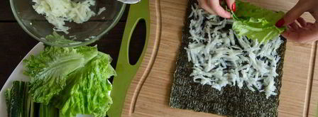 роллы с кольраби. Шаг 4