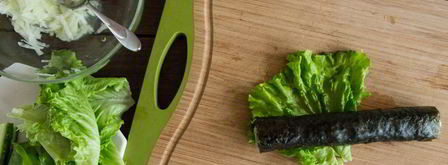 роллы с кольраби. Шаг 6