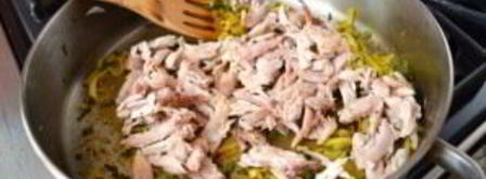 роллы с курицей карри. Шаг 3