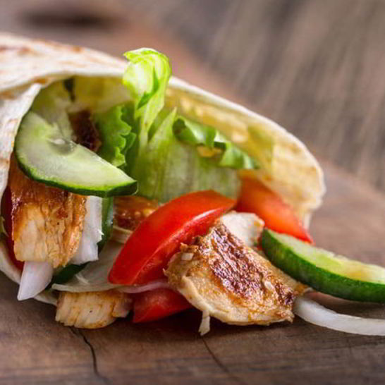 Рецепт роллов с курицей в лаваше