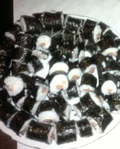 Роллы с лососем