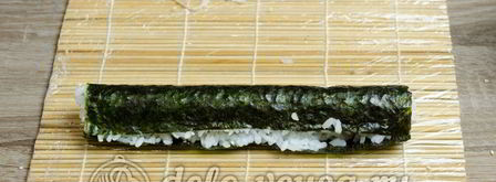 роллы с огурцом каппа маки. Шаг 5