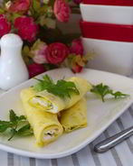 Роллы с омлетом