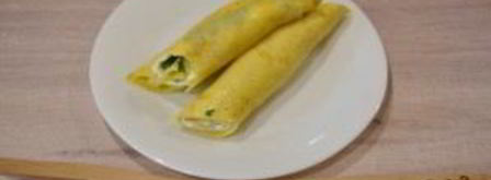 роллы с омлетом. Шаг 5