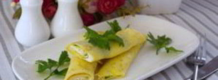 роллы с омлетом. Шаг 6