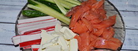 роллы с семгой. Шаг 5