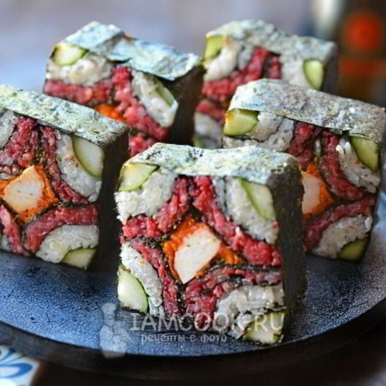 Рецепт роллов сложная мозаика