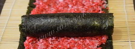 роллы сложная мозаика. Шаг 5