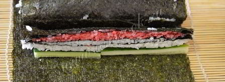 роллы сложная мозаика. Шаг 7