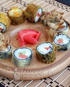 Роллы темпура