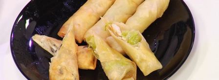 спринг-роллы с грибами. Шаг 7