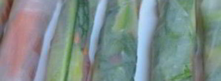 спринг-роллы с лососем. Шаг 7