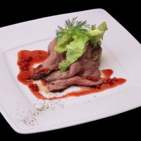 Рецепт страусштекса со спринг-роллами