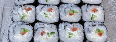 запеченные роллы с лососем. Шаг 14