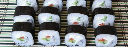 запеченные роллы с лососем. Шаг 11