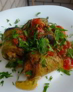 Баклажанные рулеты