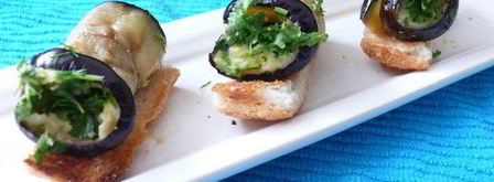 баклажановые рулетики с паштетом из нута. Шаг 4