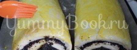 дрожжевой рулет с маком. Шаг 9