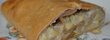 грибной рулет из картофельного теста. Шаг 14