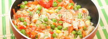 капустные рулетики в омлете. Шаг 2