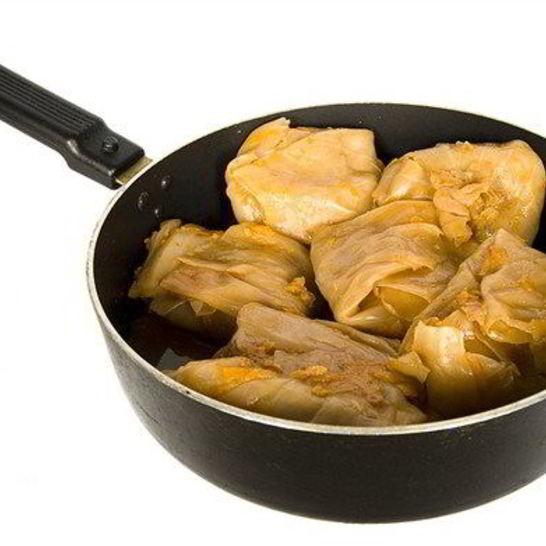 Рецепт капустных рулетов с говядиной, свининой, зеленым луком и чили по-японски