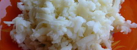 картофельный рулет с шампиньонами. Шаг 4