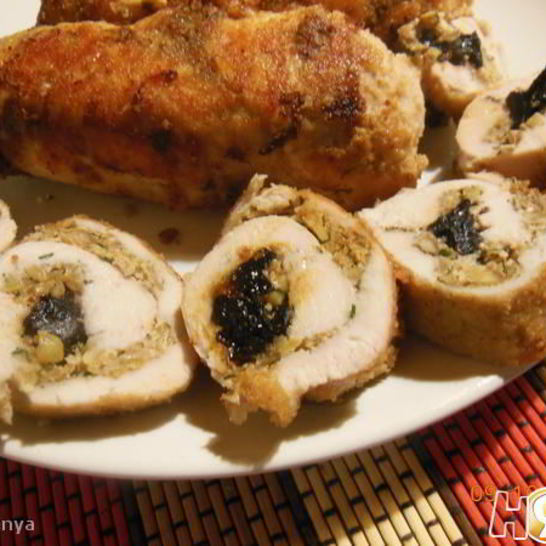 Рецепт куриного рулета банкетного