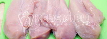 куриный рулет с черносливом и сыром. Шаг 3