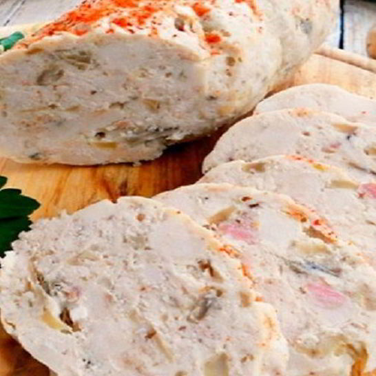 Рецепт куриного рулета с грибами