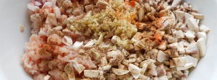 куриный рулет с грибами. Шаг 3