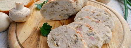 куриный рулет с грибами. Шаг 7