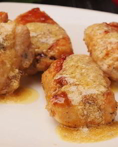 Куриные рулетики с грибами