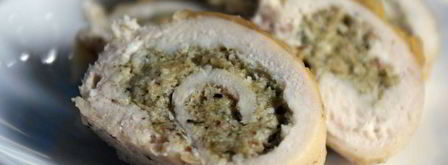 куриные рулетики с миндально-мятной начинкой. Шаг 11