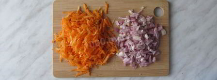 мясной рулет с овощами. Шаг 2