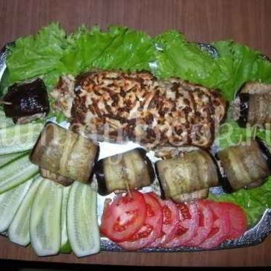 Рецепт мясного рулета с сыром в фольге