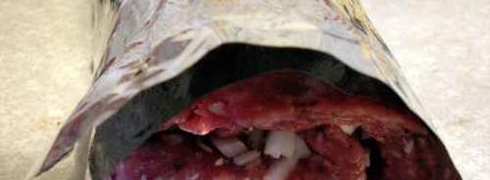 мясной рулет с сыром в фольге. Шаг 14