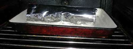 мясной рулет с сыром в фольге. Шаг 16