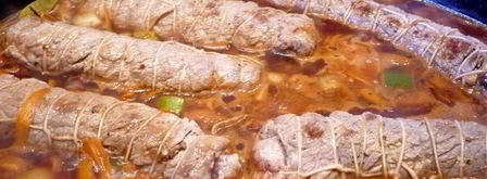 мясные рулеты с морковной серединкой и инжиром бургундия, нормандия, шампань. Шаг 21