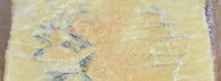 нежнейший рулет краски весны. Шаг 8