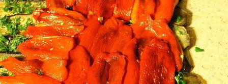 рулет из баклажанов и запеченного перца. Шаг 6