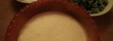 рулет из брокколи с семгой. Шаг 3