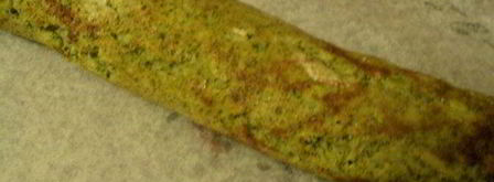 рулет из брокколи с семгой. Шаг 8