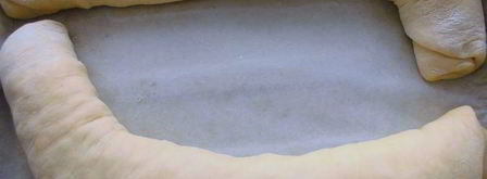 рулет из дрожжевого теста с тыквой. Шаг 10