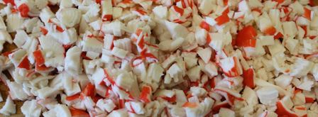 рулет из крабовых палочек. Шаг 3