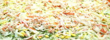 рулет из лаваша с крабовыми палочками. Шаг 5