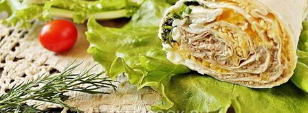 рулет из лаваша с печенью трески. Шаг 11