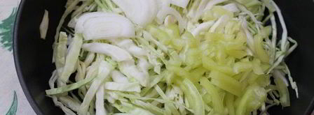 рулет из мясного фарша с капустой. Шаг 3